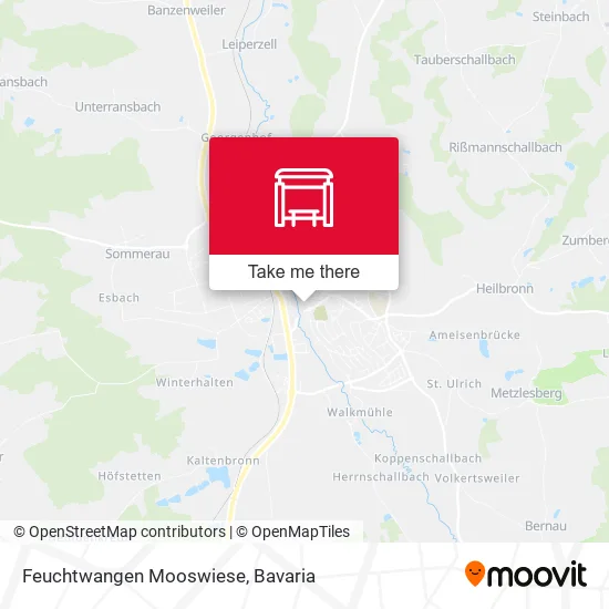 Карта Feuchtwangen Mooswiese
