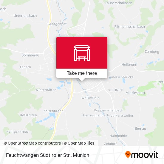 Feuchtwangen Südtiroler Str. map