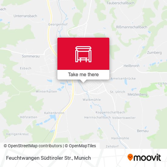 Feuchtwangen Südtiroler Str. map