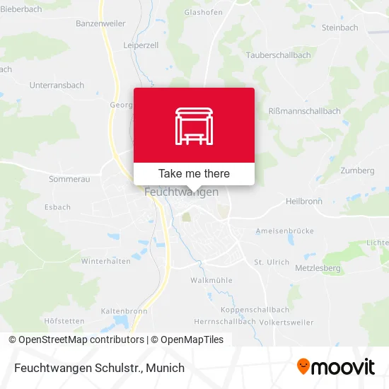 Карта Feuchtwangen Schulstr.