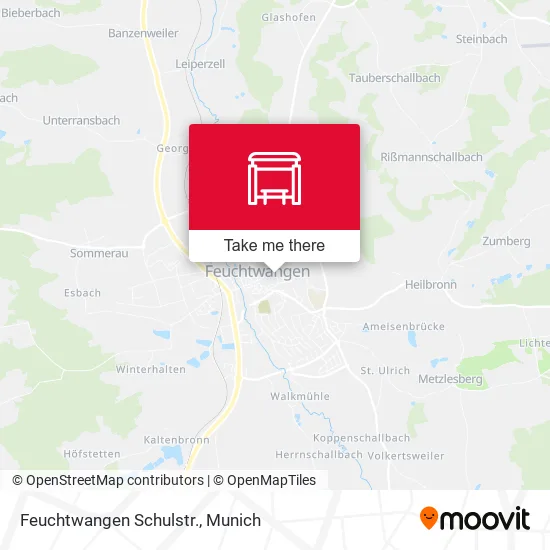 Карта Feuchtwangen Schulstr.