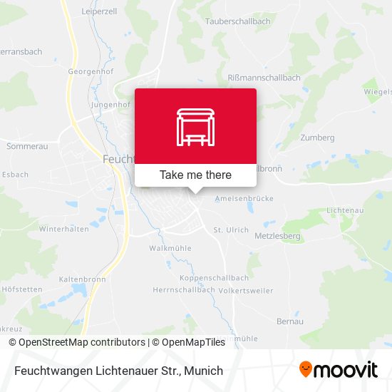 Карта Feuchtwangen Lichtenauer Str.
