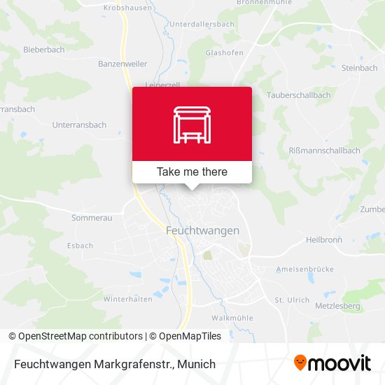 Карта Feuchtwangen Markgrafenstr.