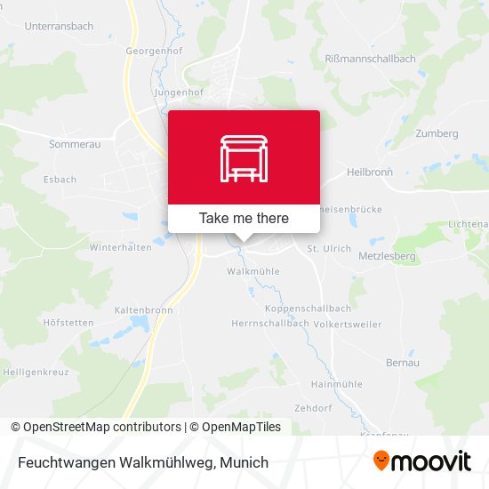 Feuchtwangen Walkmühlweg map