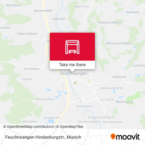 Feuchtwangen Hindenburgstr. map