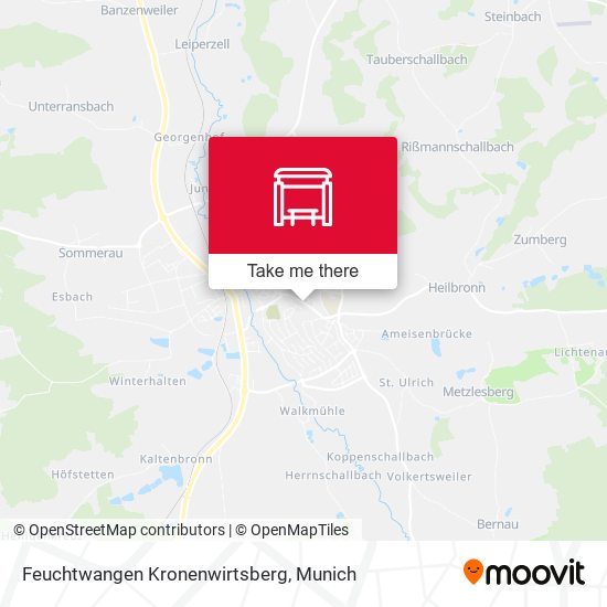 Feuchtwangen Kronenwirtsberg map