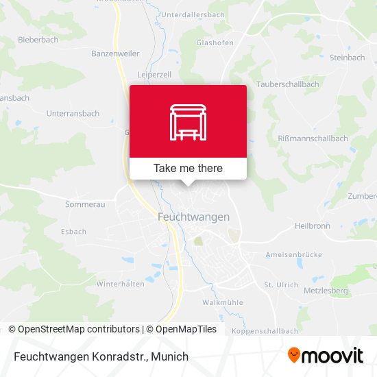 Карта Feuchtwangen Konradstr.