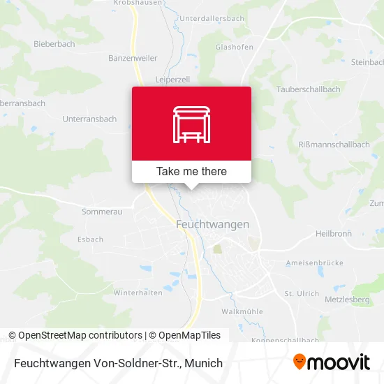 Карта Feuchtwangen Von-Soldner-Str.
