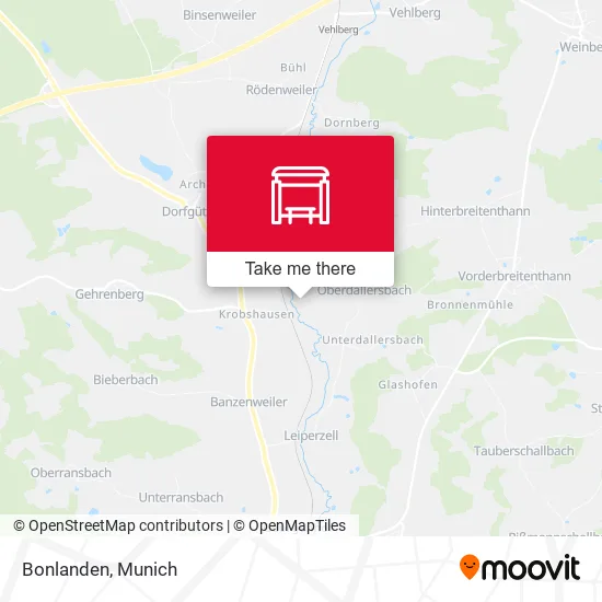 Карта Bonlanden