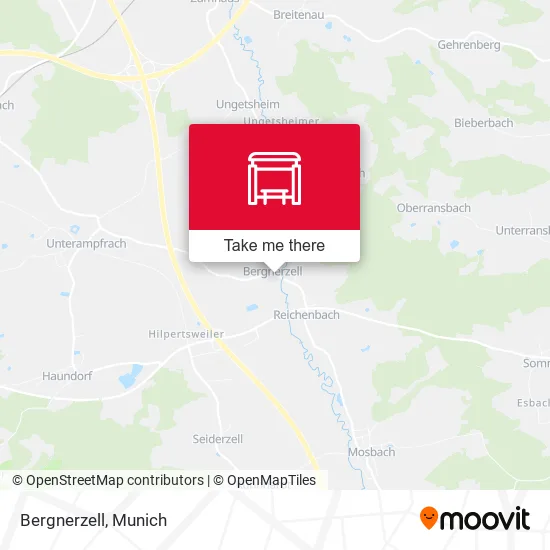 Карта Bergnerzell