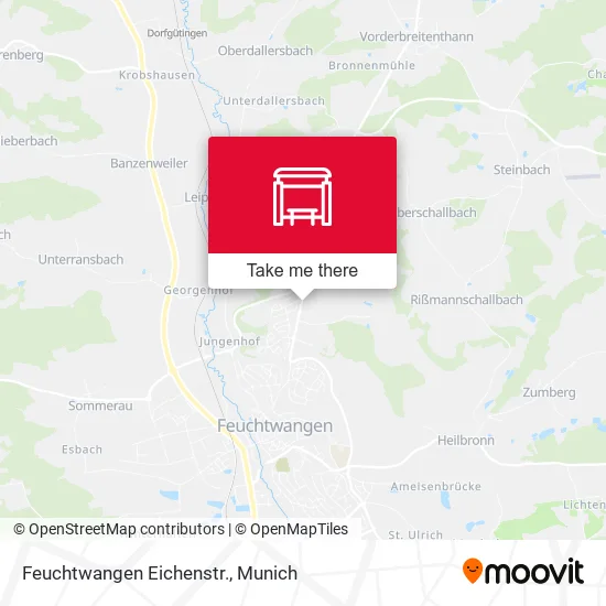 Карта Feuchtwangen Eichenstr.