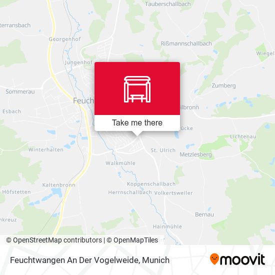 Карта Feuchtwangen An Der Vogelweide