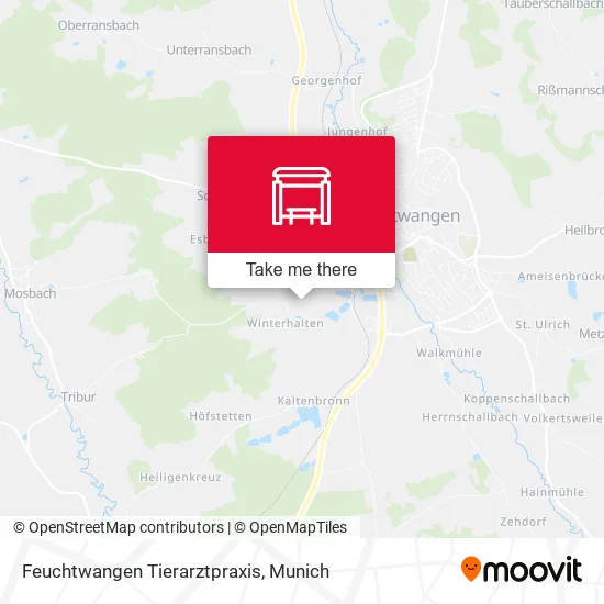Карта Feuchtwangen Tierarztpraxis