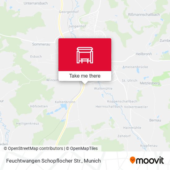 Карта Feuchtwangen Schopflocher Str.