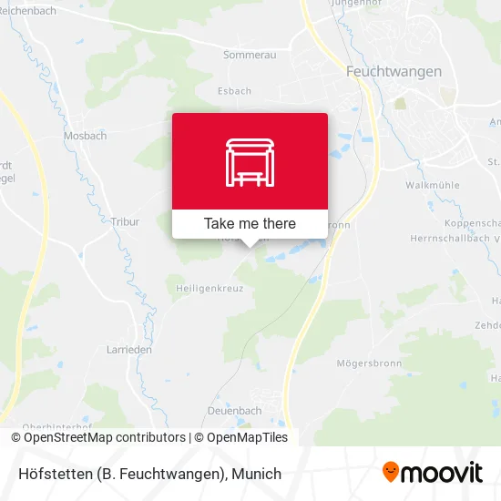Карта Höfstetten (B. Feuchtwangen)