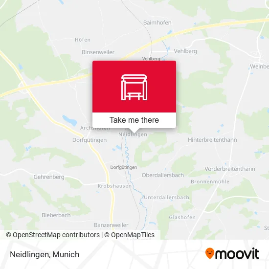 Карта Neidlingen