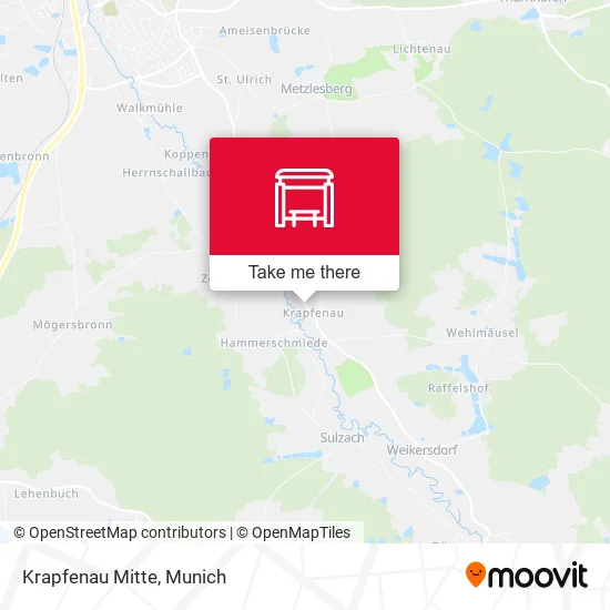 Карта Krapfenau Mitte