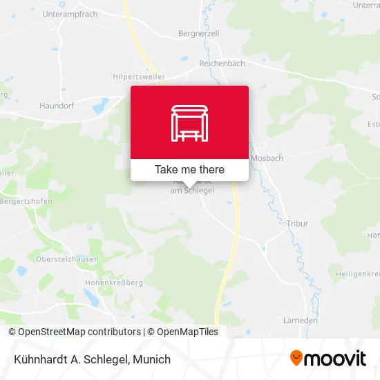 Карта Kühnhardt A. Schlegel