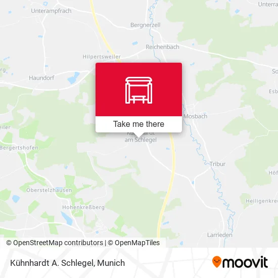 Карта Kühnhardt A. Schlegel