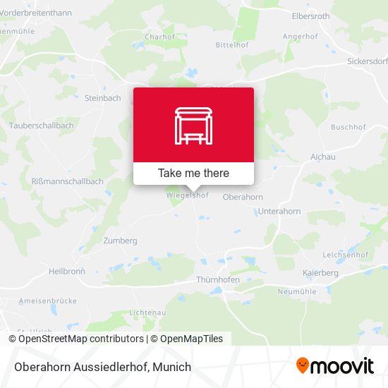 Oberahorn Aussiedlerhof map