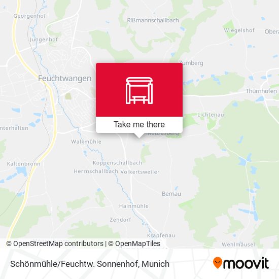 Schönmühle/Feuchtw. Sonnenhof map