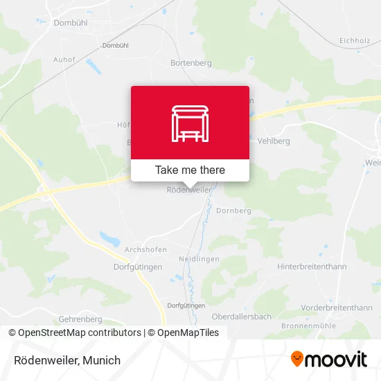 Карта Rödenweiler