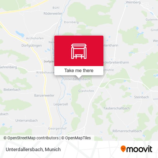 Карта Unterdallersbach