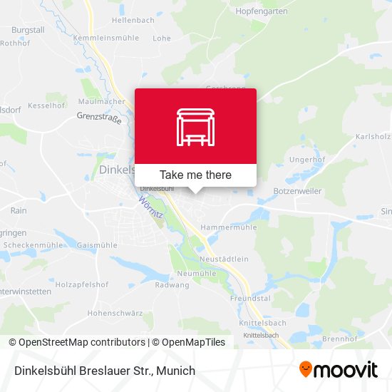 Dinkelsbühl Breslauer Str. map