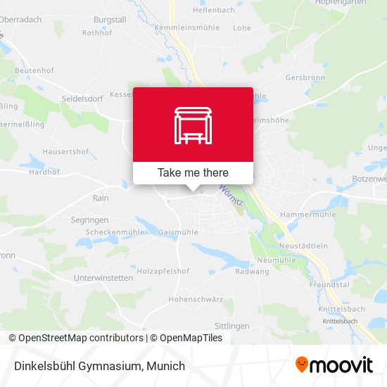 Dinkelsbühl Gymnasium map