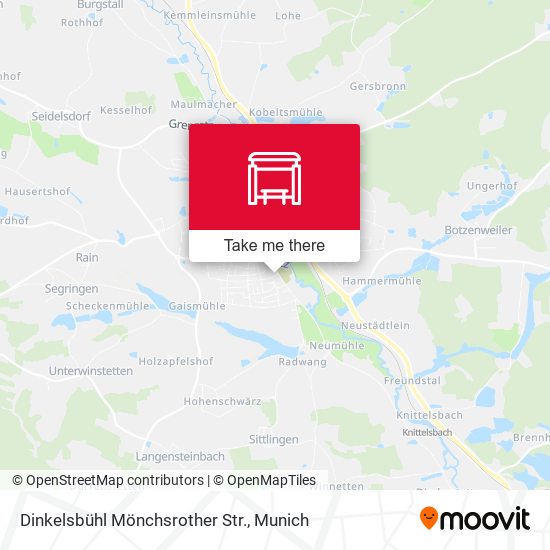 Dinkelsbühl Mönchsrother Str. map