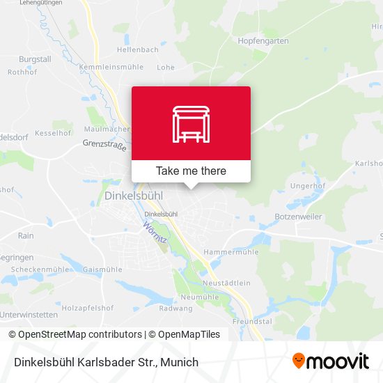 Карта Dinkelsbühl Karlsbader Str.