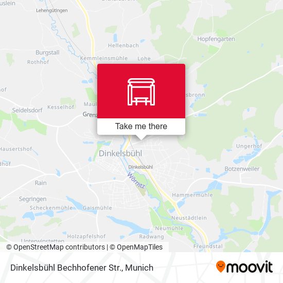 Dinkelsbühl Bechhofener Str. map