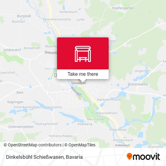 Dinkelsbühl Schießwasen map