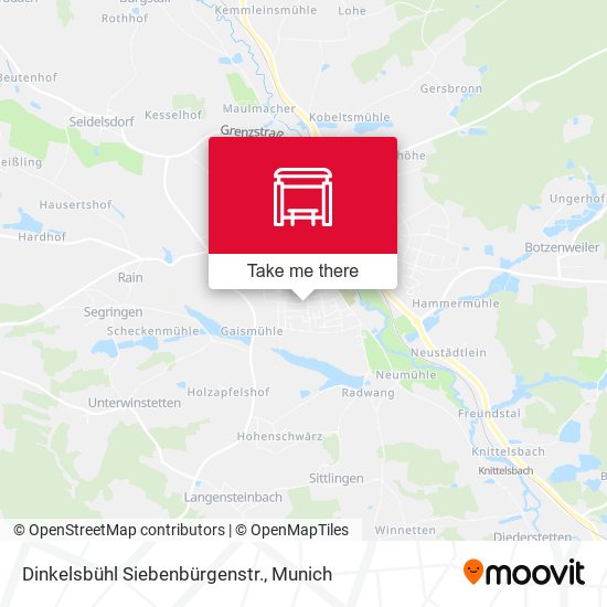 Dinkelsbühl Siebenbürgenstr. map