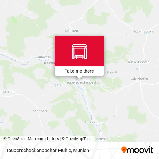 Карта Tauberscheckenbacher Mühle