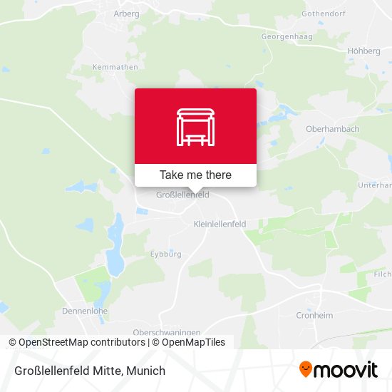 Карта Großlellenfeld Mitte
