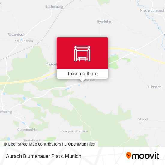 Карта Aurach Blumenauer Platz