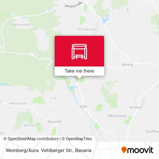 Weinberg/Aura. Vehlberger Str. map