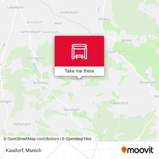 Kaudorf map