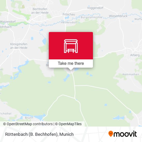 Röttenbach (B. Bechhofen) map