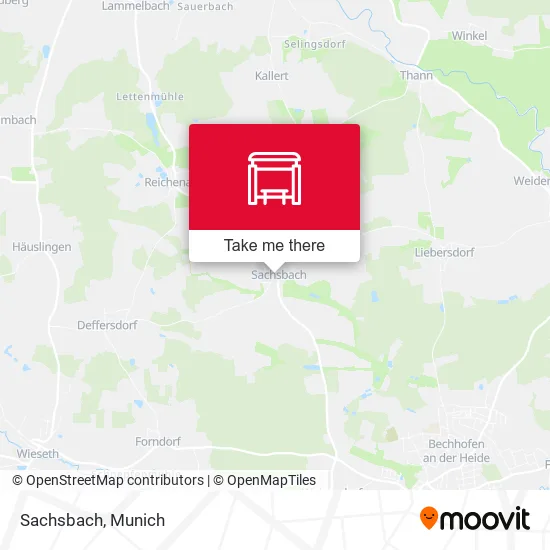Карта Sachsbach