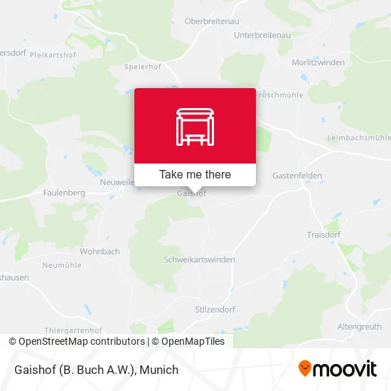 Карта Gaishof (B. Buch A.W.)