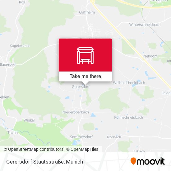 Gerersdorf Staatsstraße map