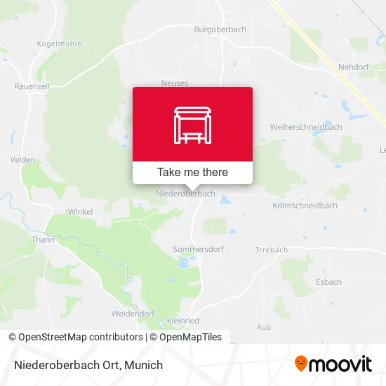 Карта Niederoberbach Ort