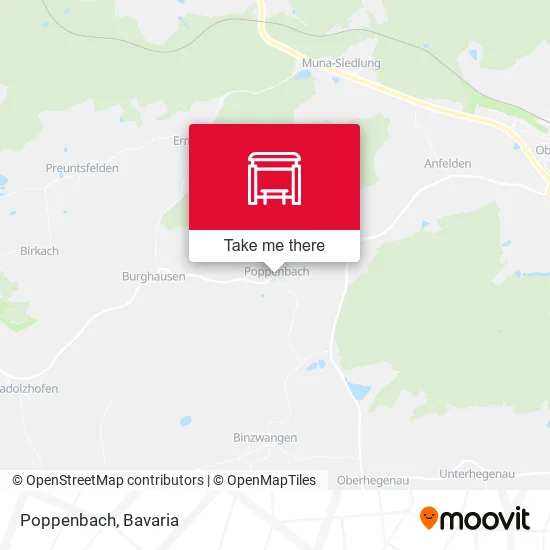 Карта Poppenbach