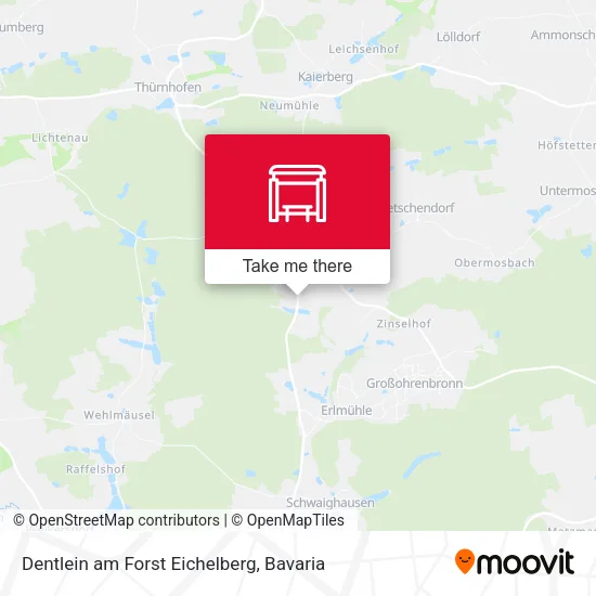 Карта Dentlein am Forst Eichelberg
