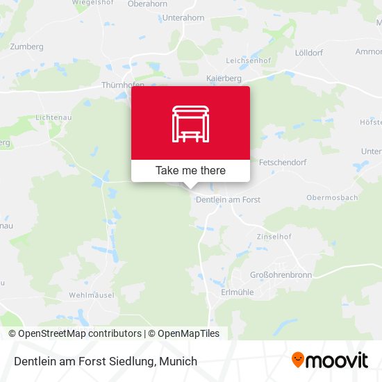 Карта Dentlein am Forst Siedlung