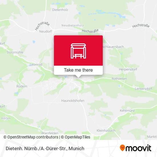 Карта Dietenh. Nürnb./A.-Dürer-Str.