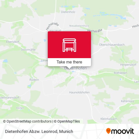Dietenhofen Abzw. Leonrod map