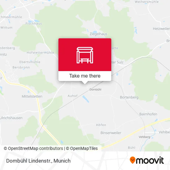 Карта Dombühl Lindenstr.